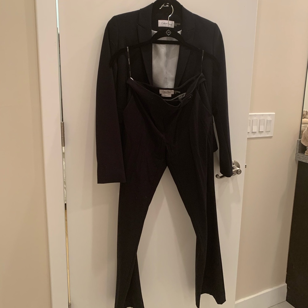 Black Women’s Calvin Klein Classic Fit Suit
